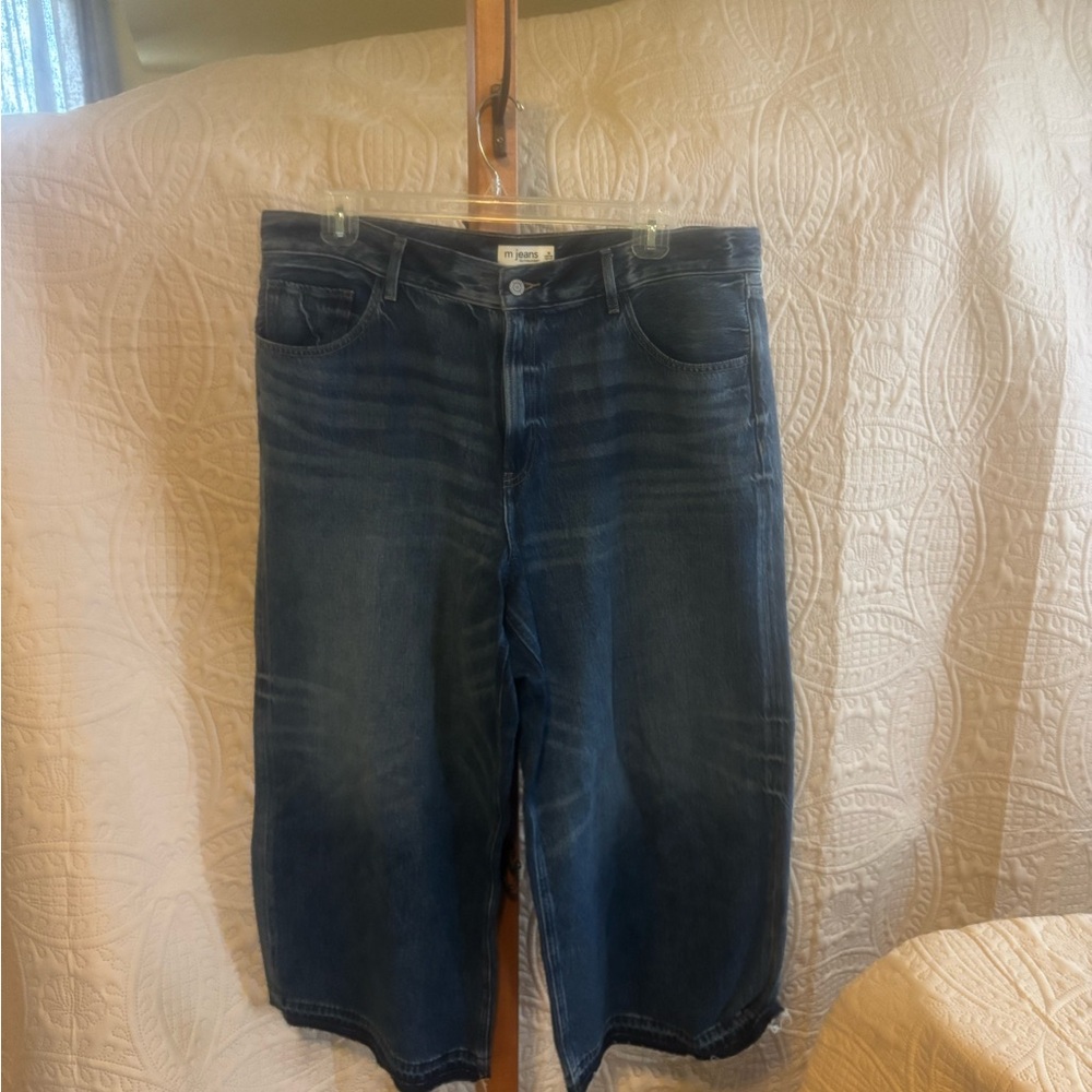 Maurices Dark Blue Ankle & Cropped Jeans